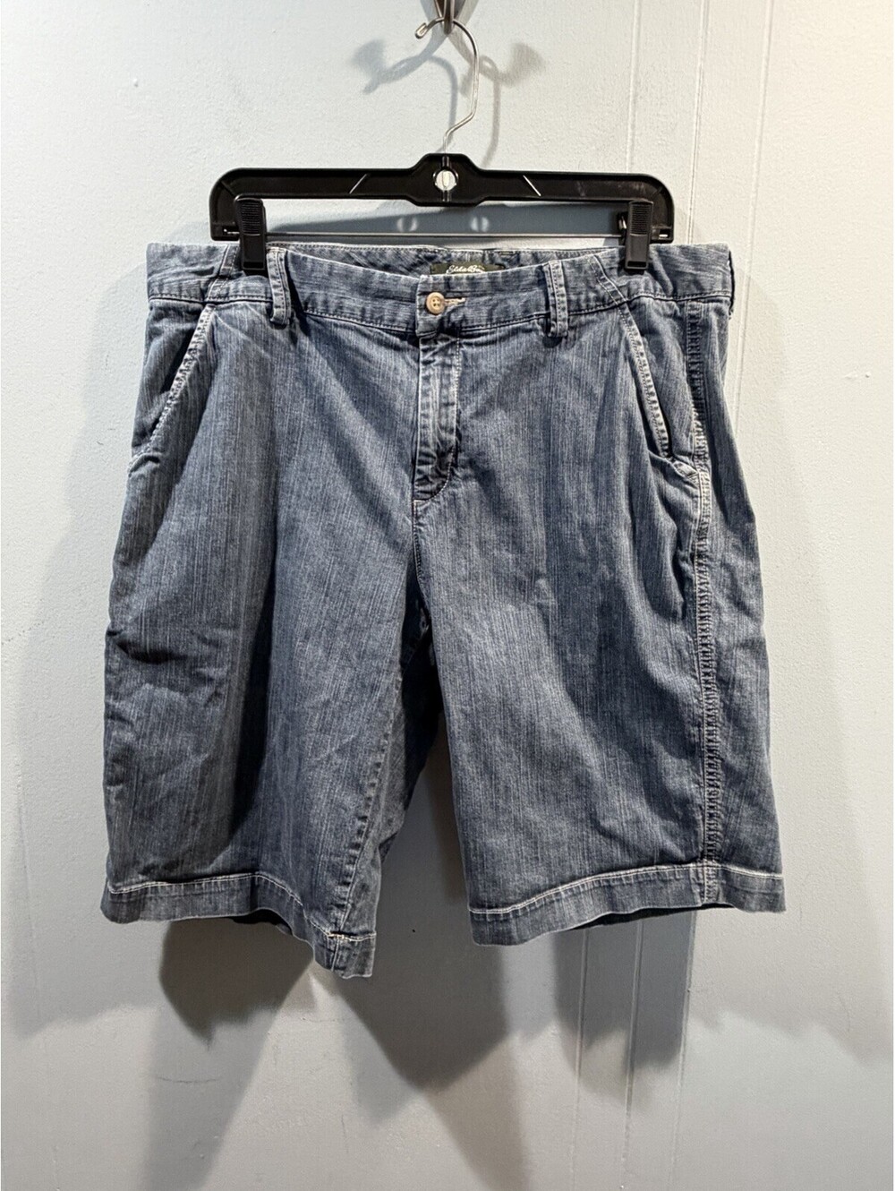 Womens Eddie Bauer Short Denim Size 16 Blue